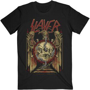 Slayer Eagle & Serpent Graphic Heavy Metal Band T-Shirt for Fans 83